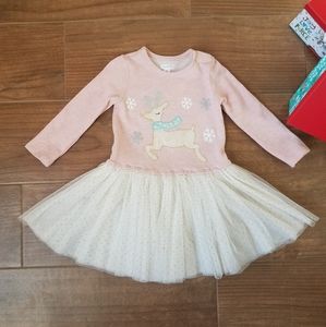 Mud Pie Reindeer Dazzle Tutu Dress